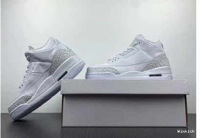 RETRO JORDAN 'TRIPLE AIR WHITE' 3 PS 1008